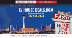 Desktop Screenshot of lvhousedeals.com